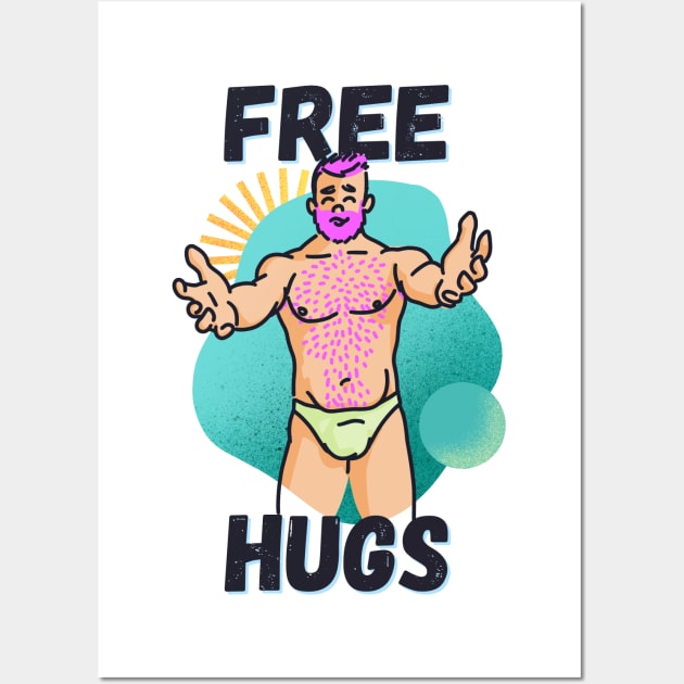 Gay free hugs Wall Art by Sgrel-art